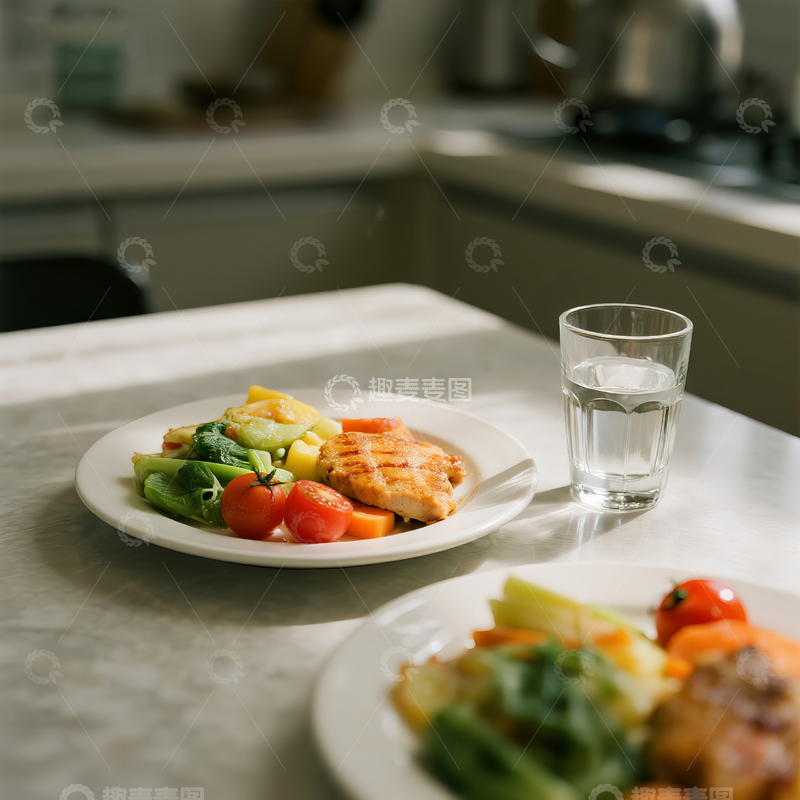 源文件下载【趣麦麦图】香煎鸡排餐5