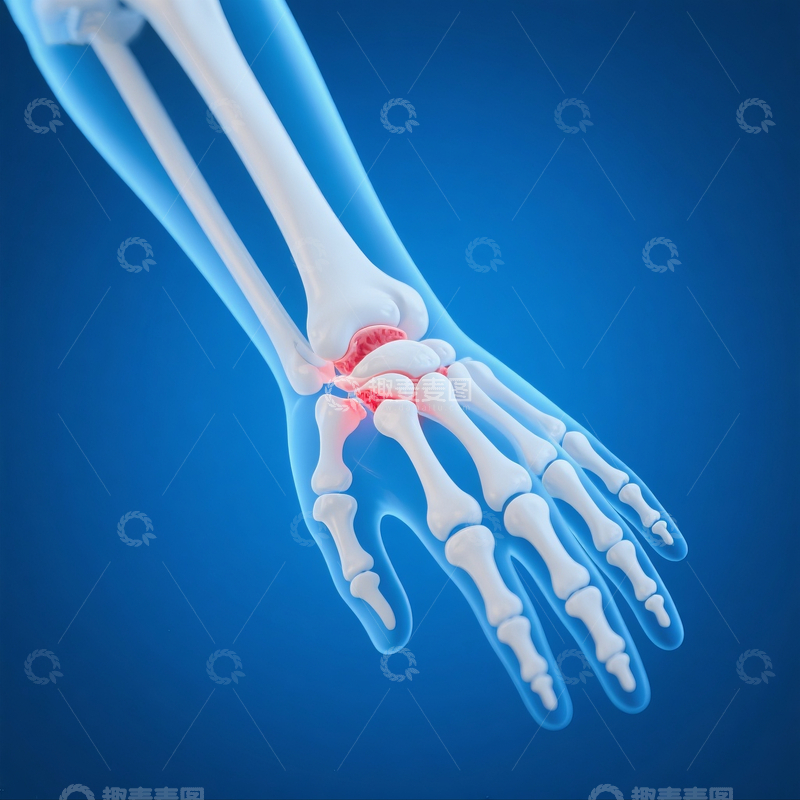源文件下载【趣麦麦图】-关节炎医学可视化1