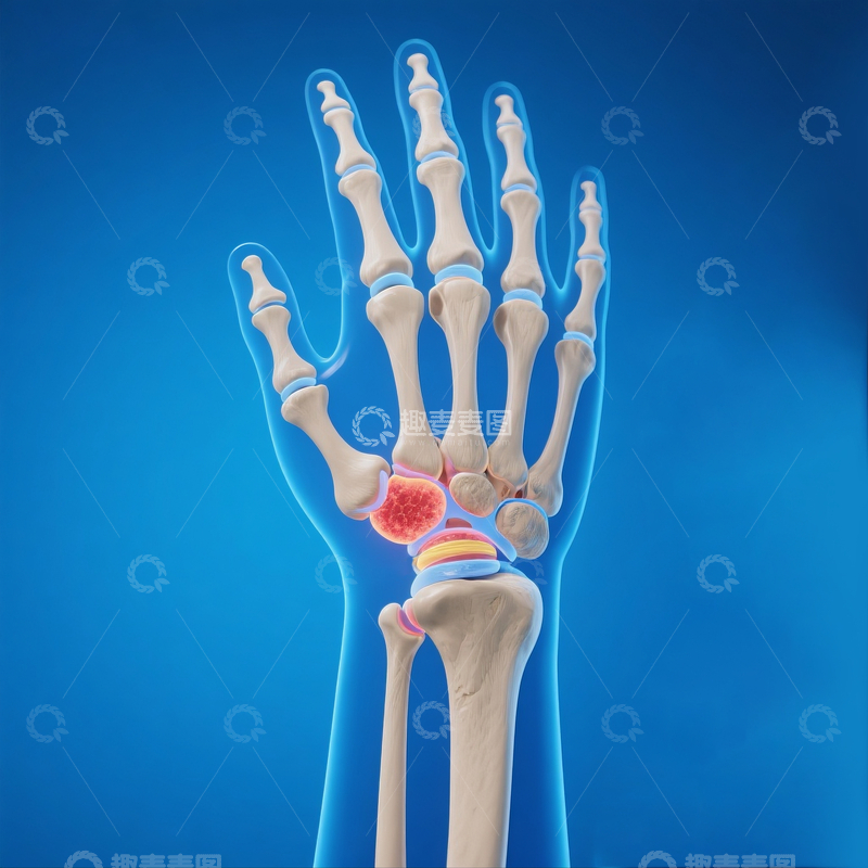 源文件下载【趣麦麦图】-关节炎医学可视化4