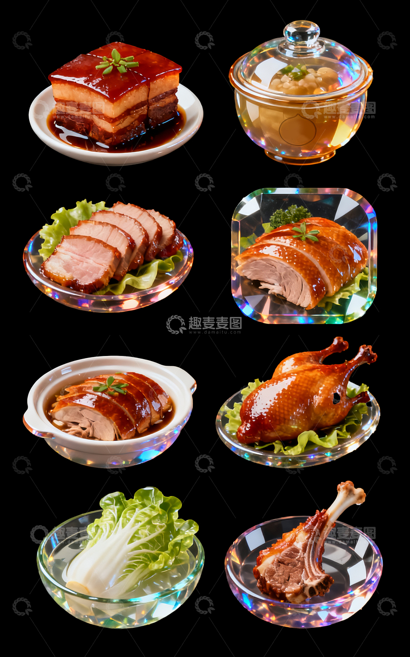 源文件下载【趣麦麦图】立体美食图标3