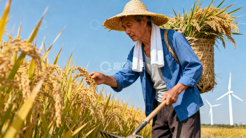 高清大图下载【趣麦麦图】人物素材乡村新时代农民劳作场景背着背篓