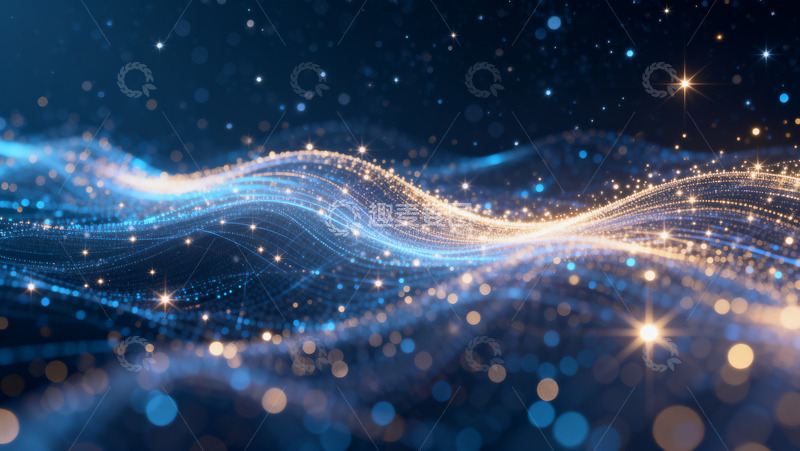 高清大图下载【趣麦麦图】光粒子背景图3