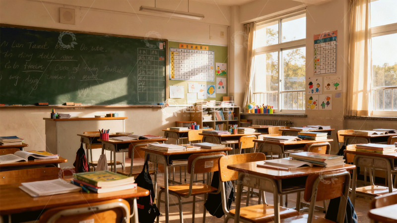 高清大图下载【趣麦麦图】学校教室校园学习场景上课商业照片