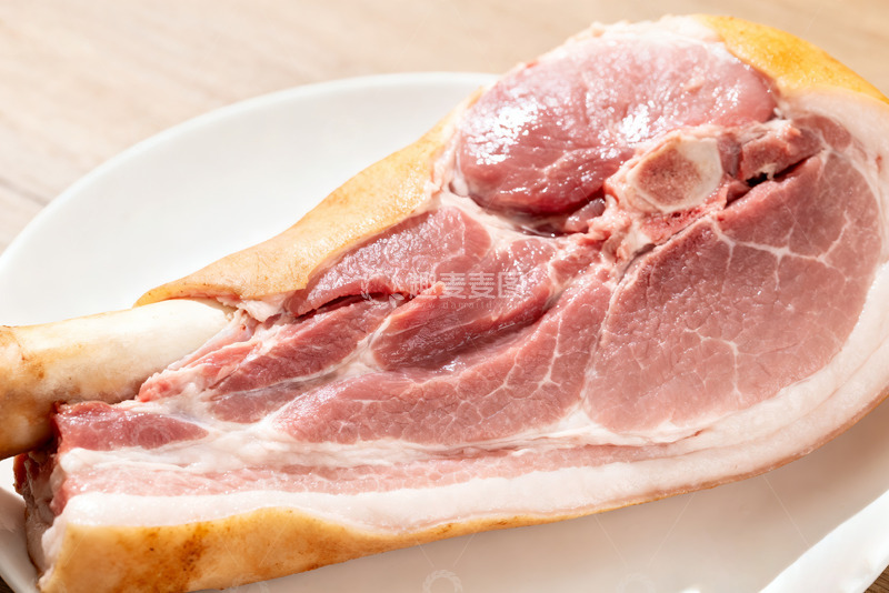 高清大图下载【趣麦麦图】新鲜生猪蹄膀特写2