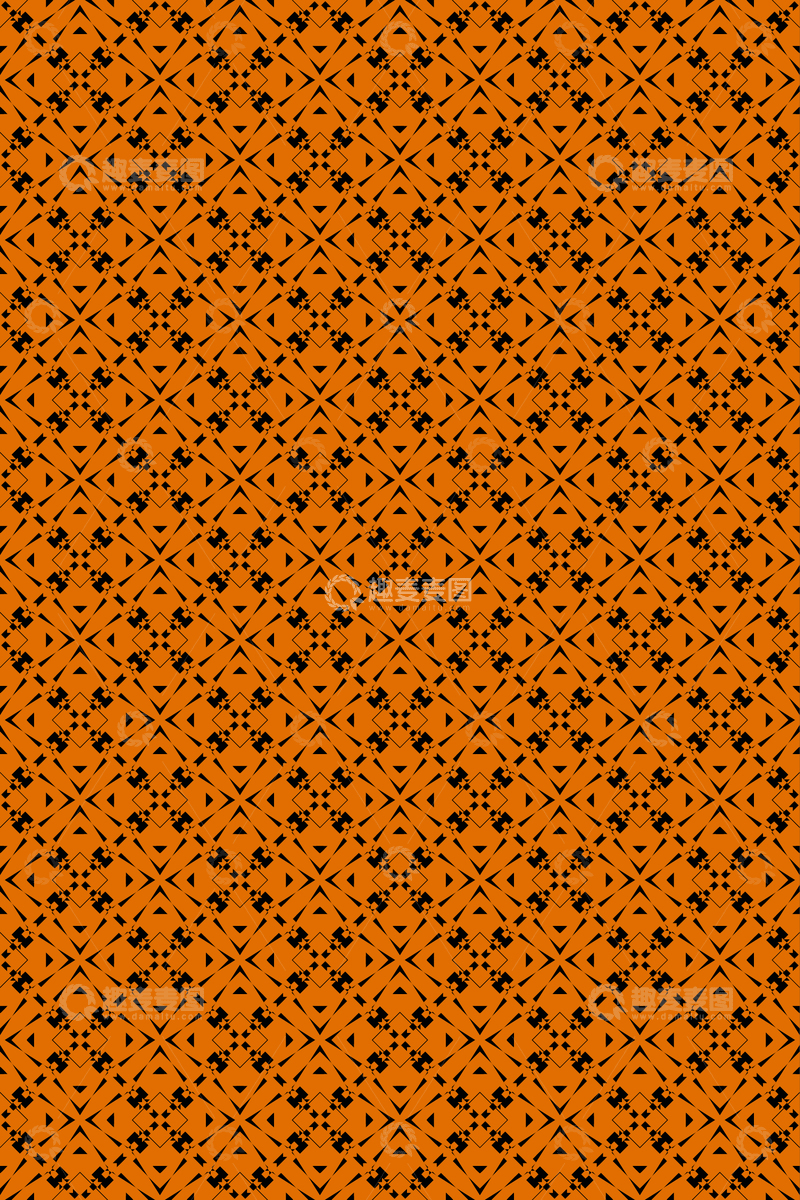 源文件下载【趣麦麦图】大牌风复古几何花型无缝设计221