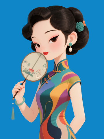 极简旧上海美人2