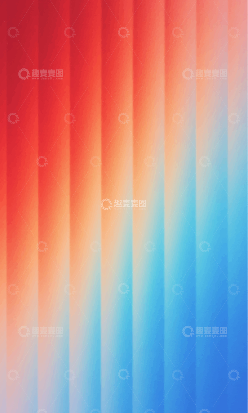 源文件下载【趣麦麦图】红蓝渐变矢量背景