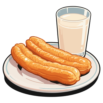 豆浆和油条早餐