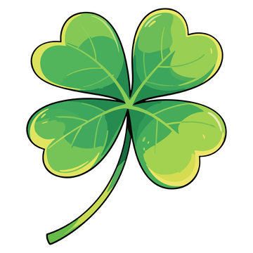 幸运四叶草插画1