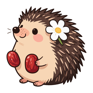 可爱的小刺猬1