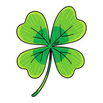幸运四叶草插画2