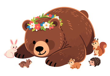 棕熊和小动物们2