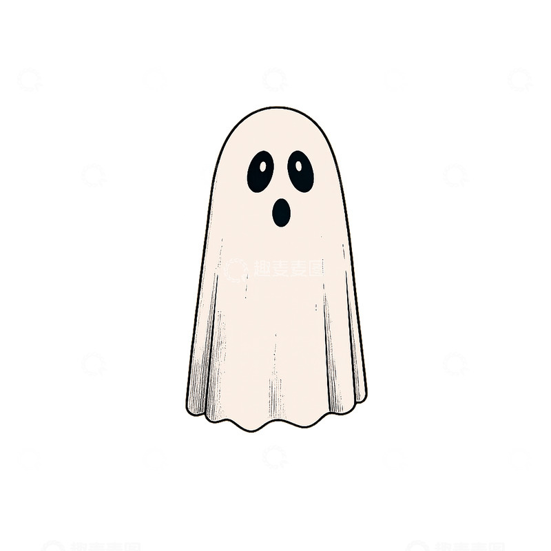 恐怖幽灵卡通形象设计