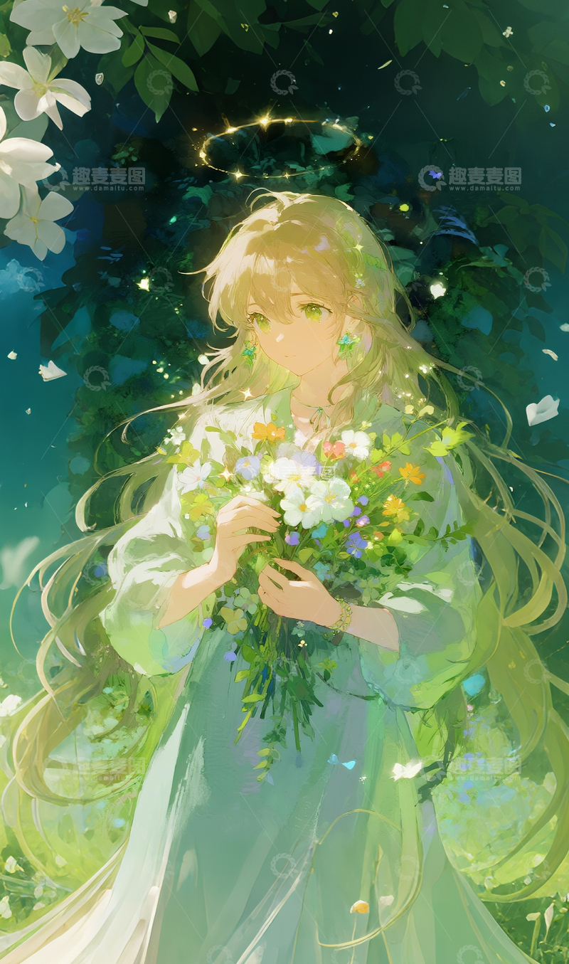 高清大图下载【趣麦麦图】童话森林人物插画5