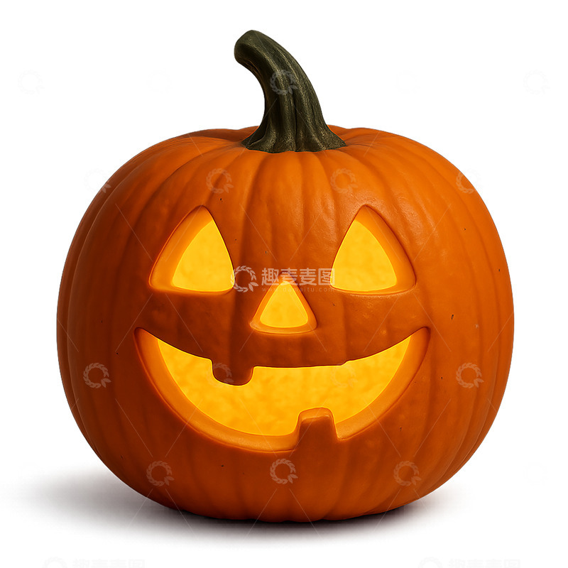 高清大图下载【趣麦麦图】恶搞风格的南瓜灯