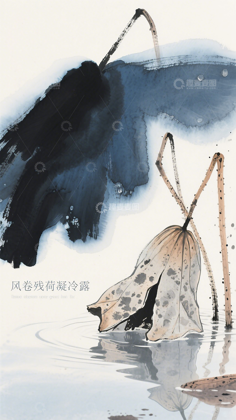 高清大图下载【趣麦麦图】节气系列海报1