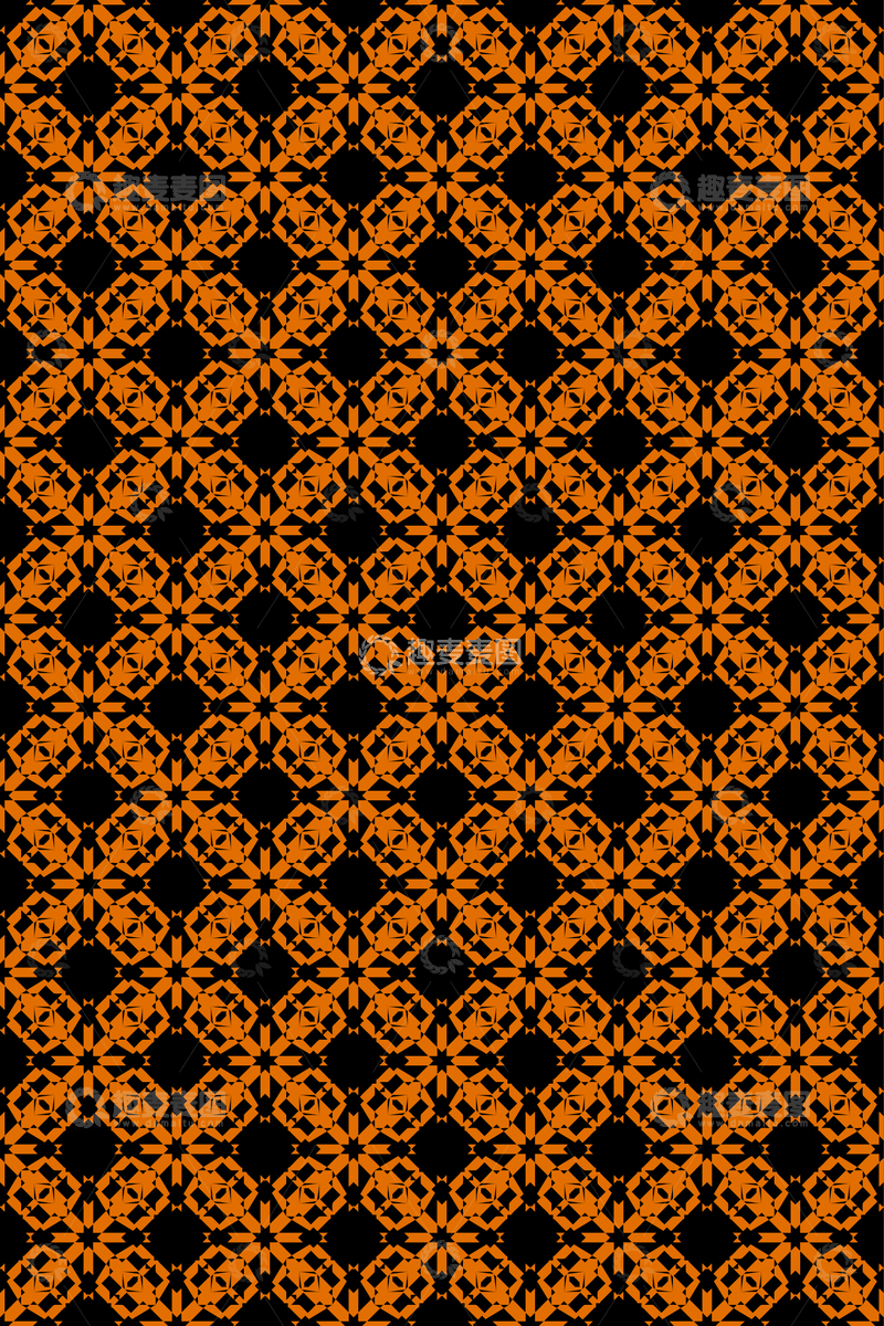源文件下载【趣麦麦图】大牌风复古几何花型无缝设计324