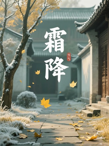 霜降节气图片