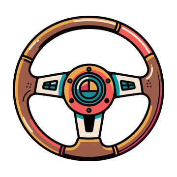 赛车汽车方向盘