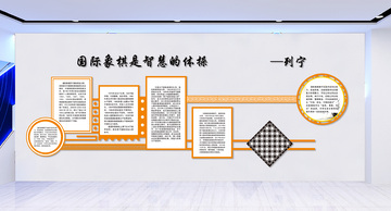 国际象棋文化墙