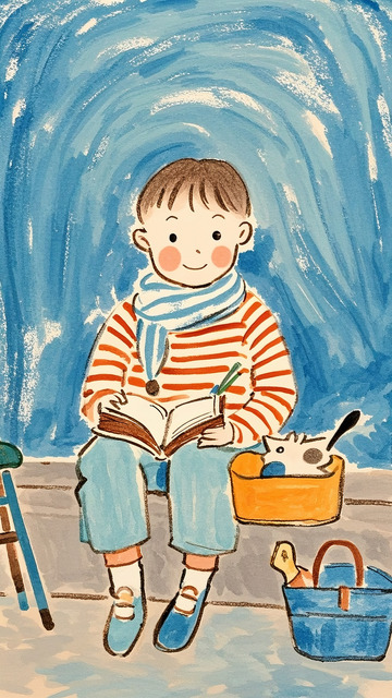儿童绘本插画孩子