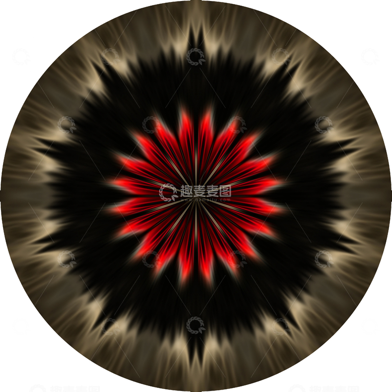 源文件下载【趣麦麦图】-炫彩放射抽象海报背景3