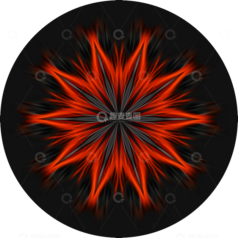 炫彩放射抽象海报背景7