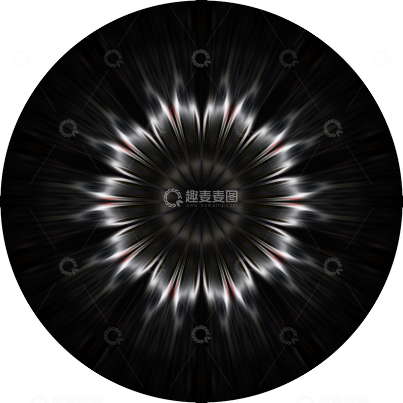 源文件下载【趣麦麦图】-炫彩放射抽象海报背景6