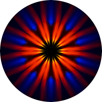 炫彩放射抽象海报背景8