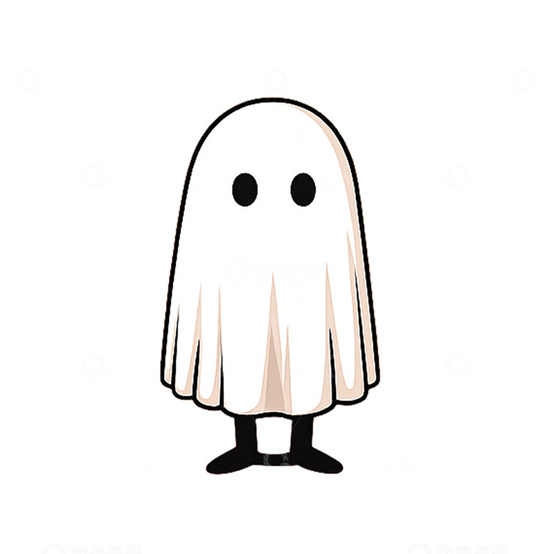 可爱幽默的万圣节角色