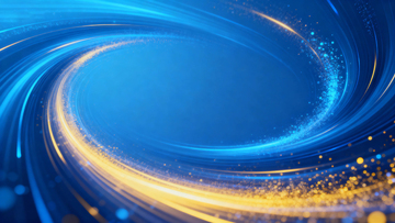 蓝色渐变速度光影科技背景2