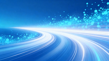 蓝色渐变速度光影科技背景14