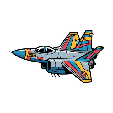 一架飞翔的战斗机