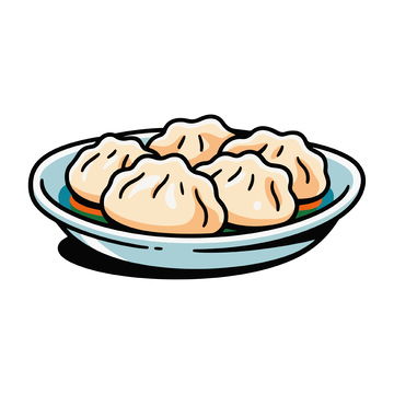 一份饺子蒸饺水饺