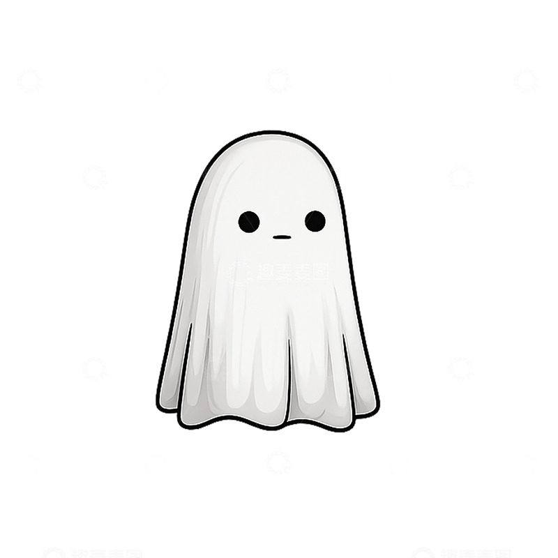 可爱幽灵卡通形象