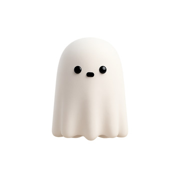 可爱幽默的万圣节小幽灵