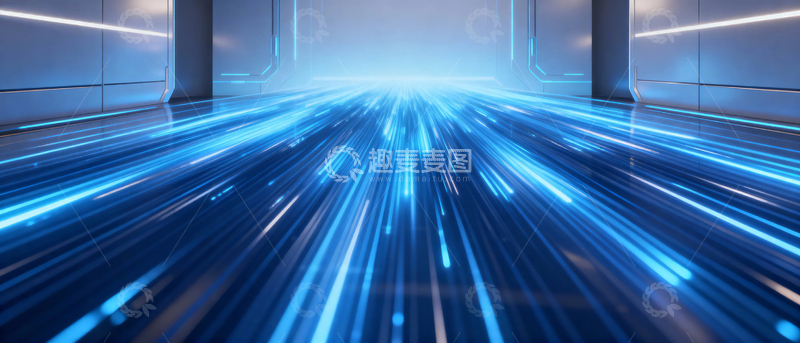 高清大图下载【趣麦麦图】蓝色科技渐变背景106