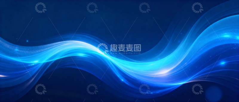 高清大图下载【趣麦麦图】蓝色科技渐变背景110