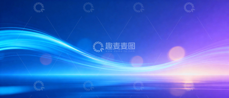 高清大图下载【趣麦麦图】蓝色科技背景08