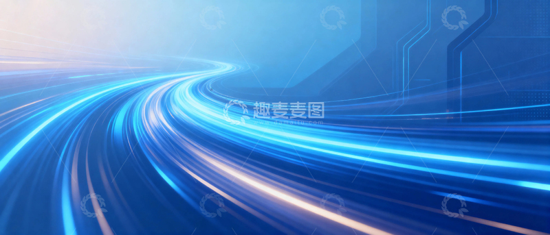 高清大图下载【趣麦麦图】蓝色科技渐变背景104