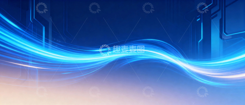 高清大图下载【趣麦麦图】蓝色科技渐变背景103