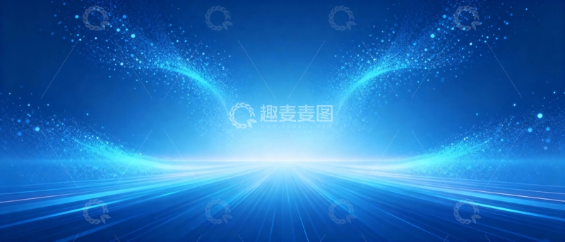 高清大图下载【趣麦麦图】蓝色科技渐变背景102