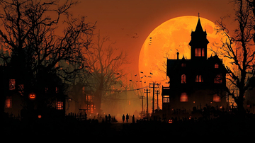 阴森古宅与满月的传说