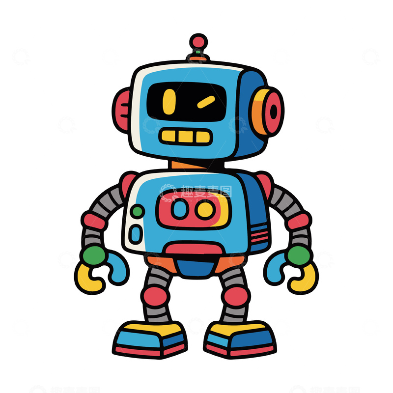 源文件下载【趣麦麦图】一个智能机器人