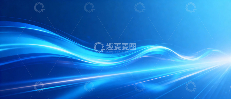 高清大图下载【趣麦麦图】蓝色光影科技背景21