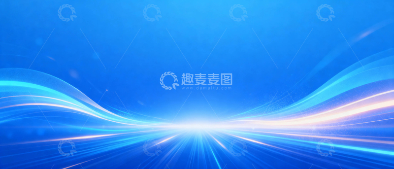 高清大图下载【趣麦麦图】蓝色光影科技背景19