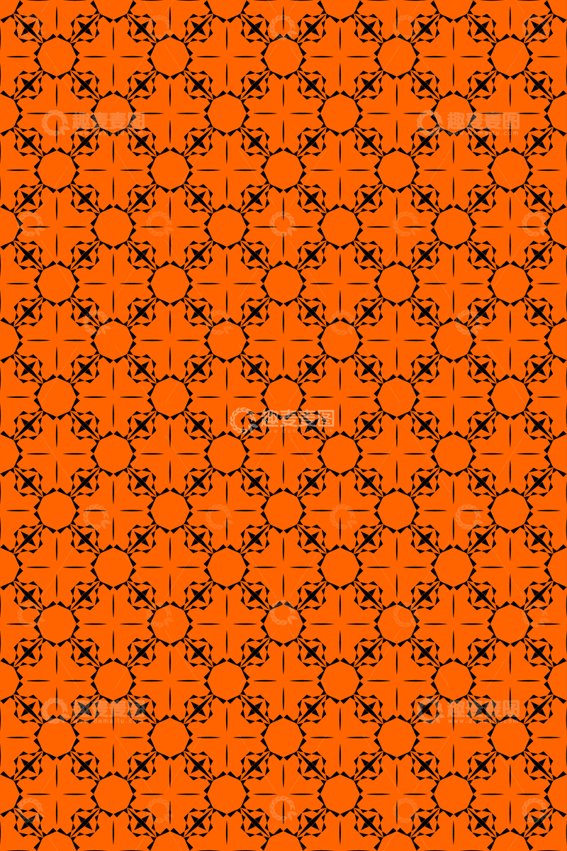 源文件下载【趣麦麦图】简约复古几何无缝花型10