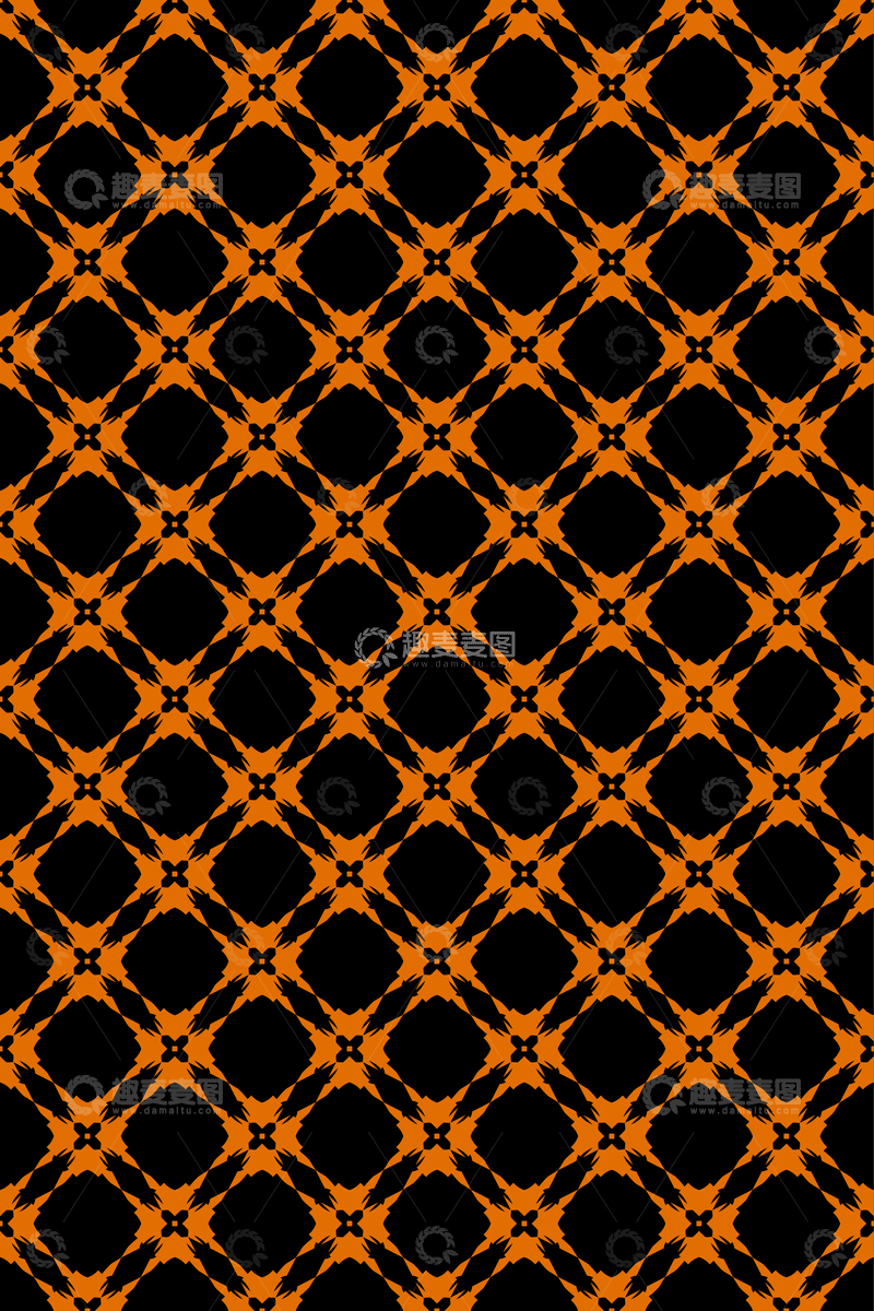 源文件下载【趣麦麦图】简约复古几何无缝花型14