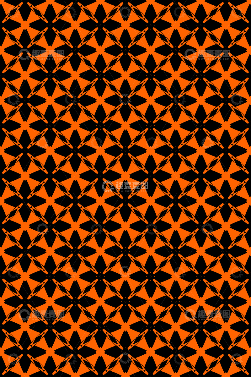 源文件下载【趣麦麦图】简约复古几何无缝花型16