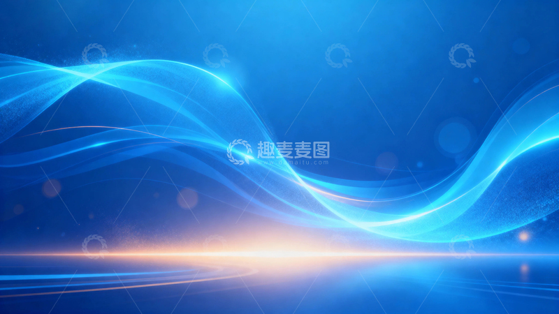 高清大图下载【趣麦麦图】蓝色科技背景企业背景2